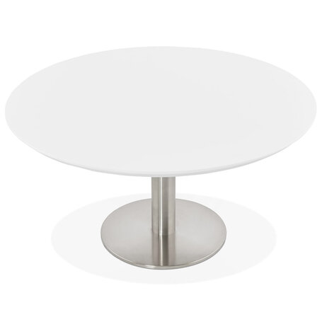 Lage loungetafel AGUA wit - Ø 90 cm