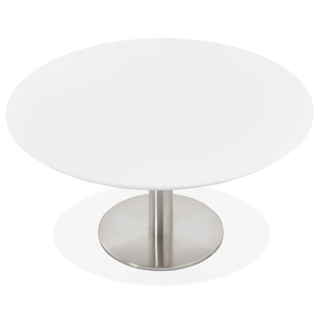 Lage loungetafel AGUA wit - Ø 90 cm