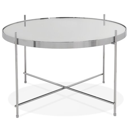 Lage tafel 'KOLOS MEDIUM' chroomkleurig