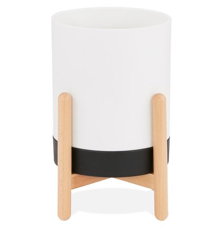 Bloempot 'MARGERIT' voor binnen wit design