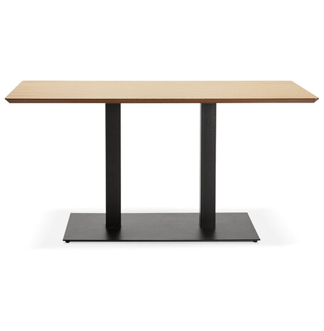 Design tafel / bureau 'ZUMBA' met natuurlijk houten afwerking - 150x70 cm