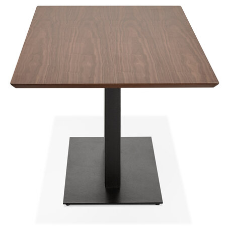 Design tafel / bureau 'ZUMBA' met notenhouten afwerking - 180x90 cm