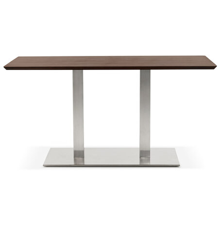 Design tafel / bureau 'MAMBO' met notenhouten afwerking - 150x70 cm