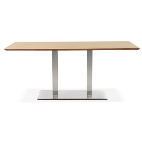 Design tafel / bureau 'MAMBO' met natuurlijk houten afwerking - 180x90 cm
