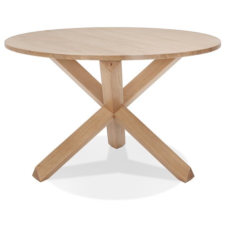Ronde massief eiken 'FATY' designtafel