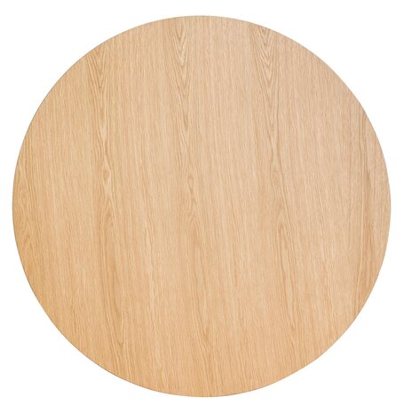 Table de cuisine ronde 'MIDY' finition naturelle style scandinave - ø 90 cm