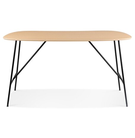 Kleine tafel/bureau 'FIONA' van natuurkleurig eikenhout