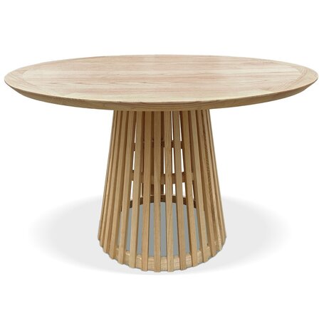 Ronde eettafel 'PERI' van natuurlijk hout - ø 120 cm