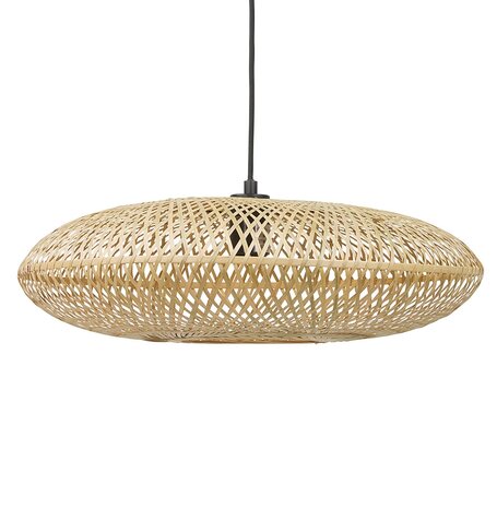 Ronde hanglamp 'ASPIRINA' van natuurlijke bamboe