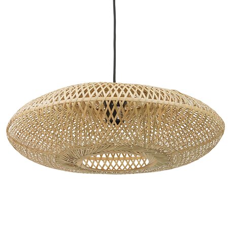Ronde hanglamp 'ASPIRINA' van natuurlijke bamboe