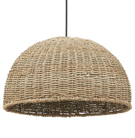 Natuurkleurige hanglamp 'ATLANTICO' van zeegras