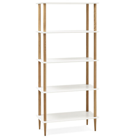 Design, wit wandrek 'RACK' van hout in Scandinavische stijl