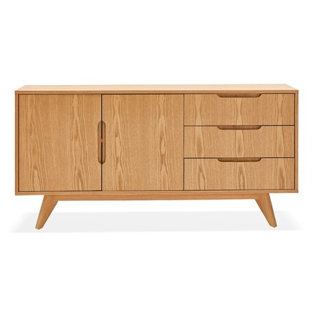 Designkast 'PORTOBELLO' in hout met natuurlijke afwerking