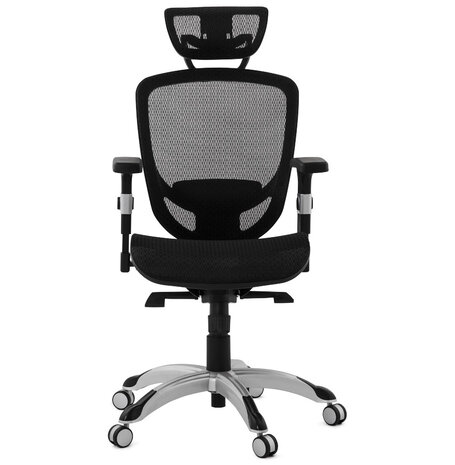 Zwarte, ergonomische bureaustoel 'TYPHON'