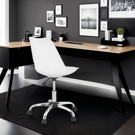 Witte design bureaustoel 'MONKY'