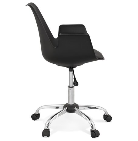 Zwarte design bureaustoel 'TRIP' met armleuningen