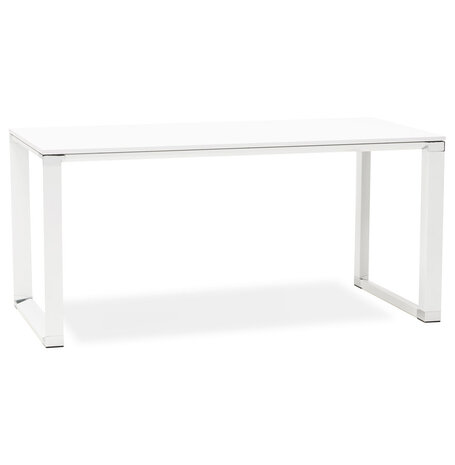Design recht directiebureau 'XLINE' van wit hout - 160x80 cm