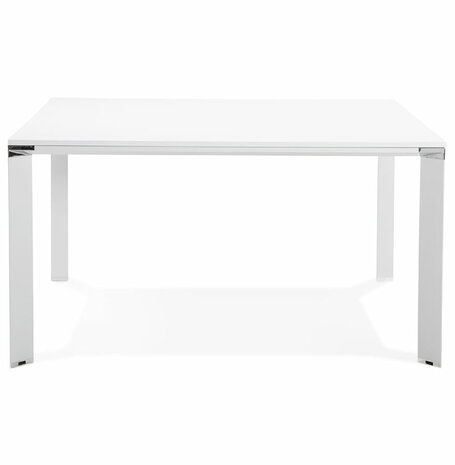 Vergadertafel / bench bureau 'XLINE SQUARE' in het wit - 140x140 cm