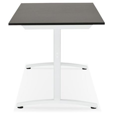 Grote rechte bureau 'CRYPTO' zwart - 160x80 cm