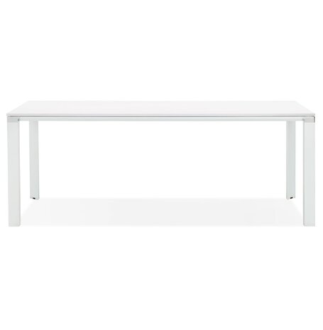 Vergader- / eettafel design ‘XLINE' in wit hout - 200x100 cm
