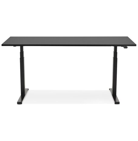 Zwarte elektrische zit/sta-bureau 'TRONIK' - 140x70 cm
