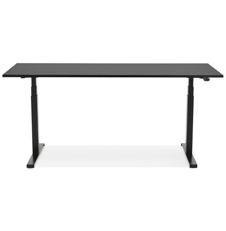 Zwarte elektrische en ergonomische bureau 'TRONIK' - 160x80 cm