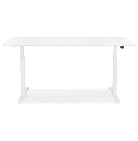 Witte elektrische zit/sta-bureau 'TRONIK' - 140x70 cm