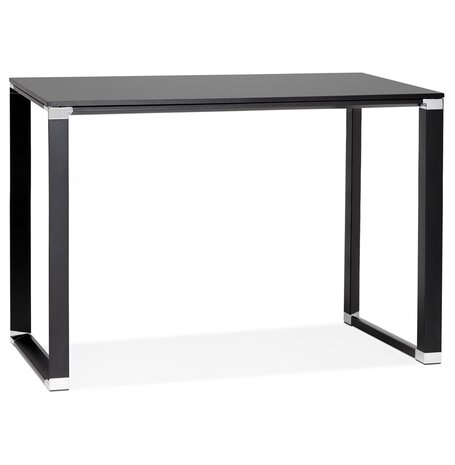 Hoge tafel/bureau van zwart hout 'XLINE HIGH TABLE' - 140x70 cm
