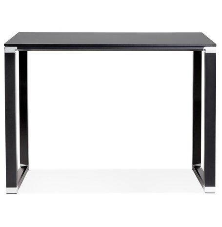 Hoge tafel/bureau van zwart hout 'XLINE HIGH TABLE' - 140x70 cm