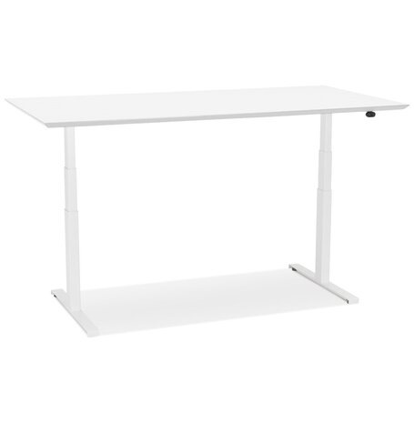 Witte elektrische zit/sta-bureau 'BIONIK' - 180x90 cm