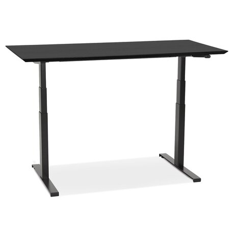 Zwarte elektrische zit/sta-bureau 'BIONIK' - 150x70 cm