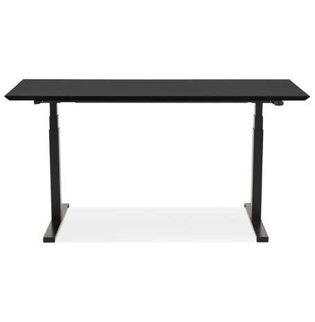 Zwarte elektrische zit/sta-bureau 'BIONIK' - 150x70 cm