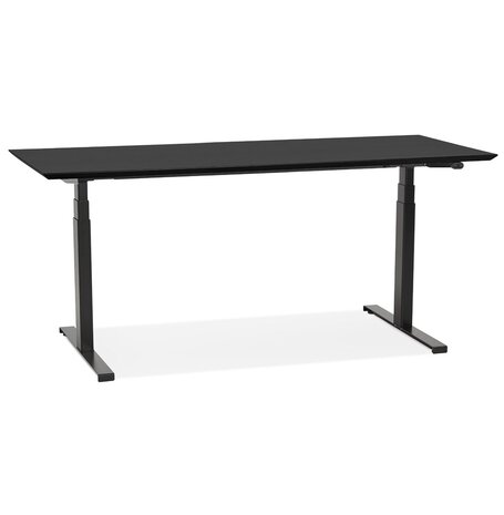 Zwarte elektrische zit/sta-bureau 'BIONIK' - 180x90 cm
