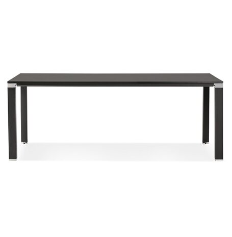 Vergader- / eettafel design ‘XLINE' in zwart hout - 200x100 cm