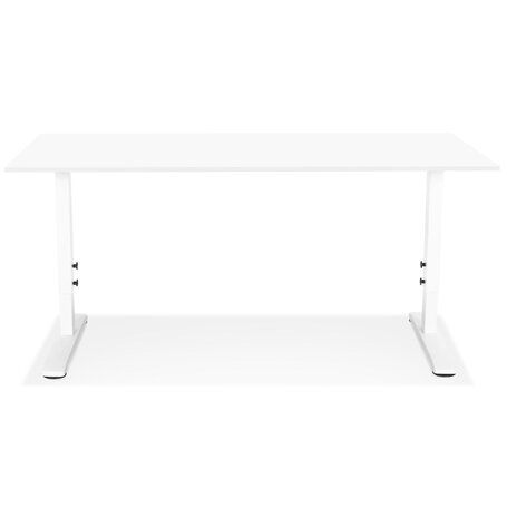 In hoogte verstelbare witte bureau 'OSMOSE' - 160x80 cm