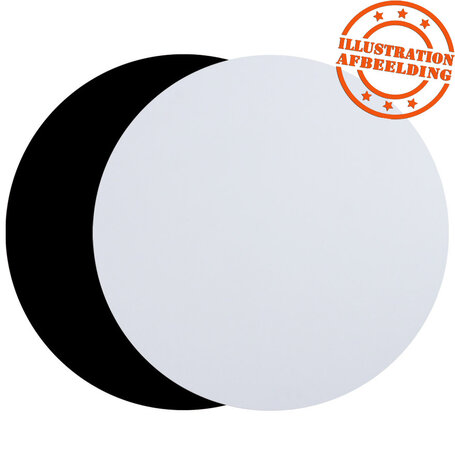 Wit, rond tafelblad 'RINGO' Ø 60cm