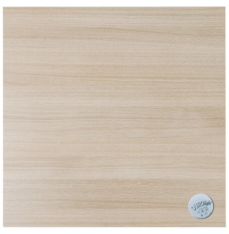 Vierkant tafelblad 'NATO' 68x68cm uit hout. Afgewerkt met naturel hout.
