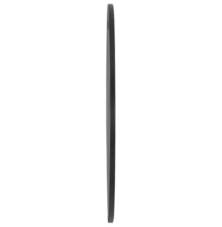 Zwart rond tafelblad 'LIMULE' - Ø 68 cm
