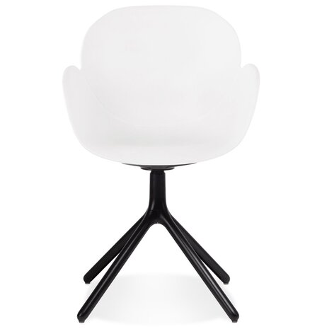 Witte stoel met armleuningen 'APODIS' van kunststof