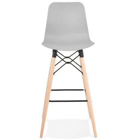 Design barkruk 'MOZAIK' grijs Scandinavische stijl
