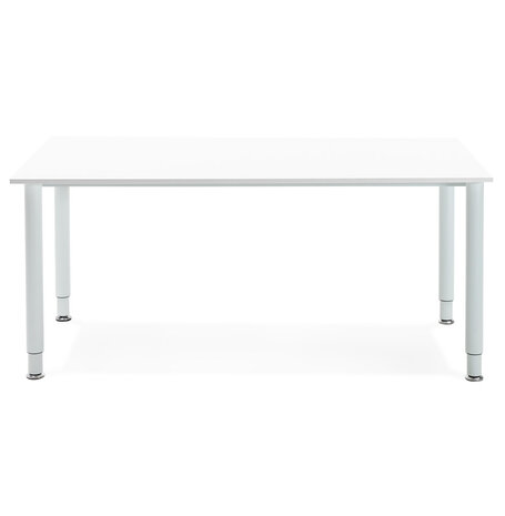 Vergadertafel / design bureau ‘FOCUS' in het wit - 160x80 cm