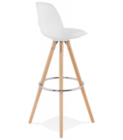 Design barkruk 'TATAMI' wit