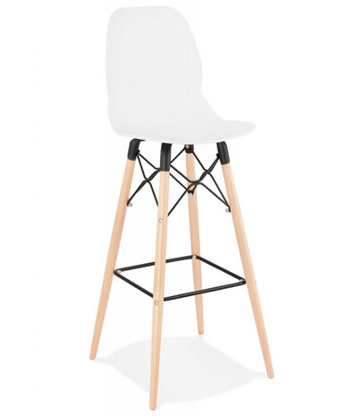 Design barkruk 'COSMIK' wit Scandinavische stijl