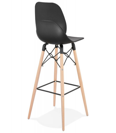 Design barkruk 'COSMIK' zwart Scandinavische stijl