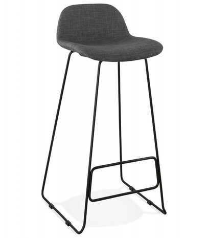Design barkruk 'MOSKOW' zwart industriële stijl