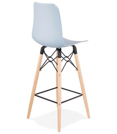 Halfhoge kruk 'MOZAIK MINI' blauw Scandinavische stijl