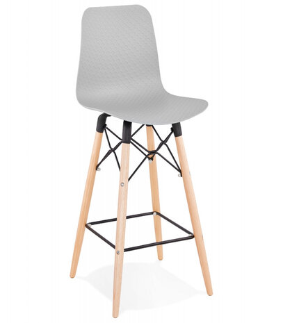 Halfhoge kruk 'MOZAIK MINI' grijs Scandinavische stijl