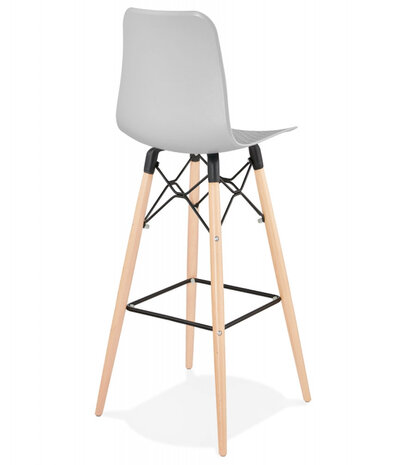 Design barkruk 'MOZAIK' grijs Scandinavische stijl