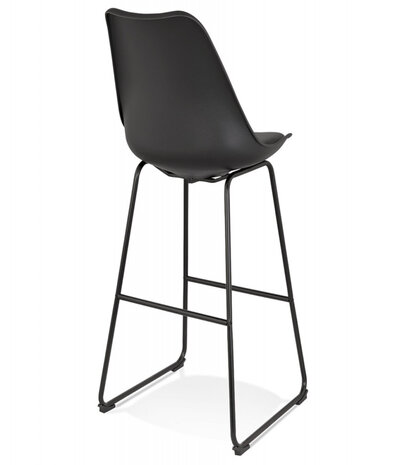Zwarte design barkruk 'CHOKO'