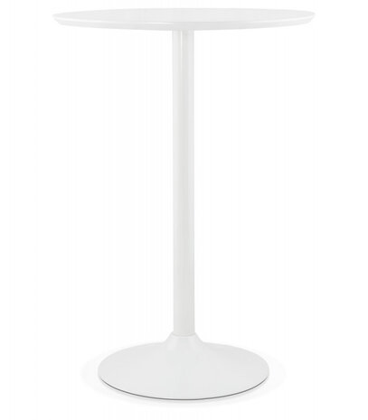Staantafel / hoge tafel 'MADISON' wit - Ø 90 cm